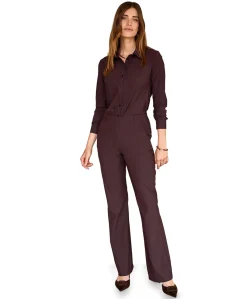 Flair bonded broek bruin