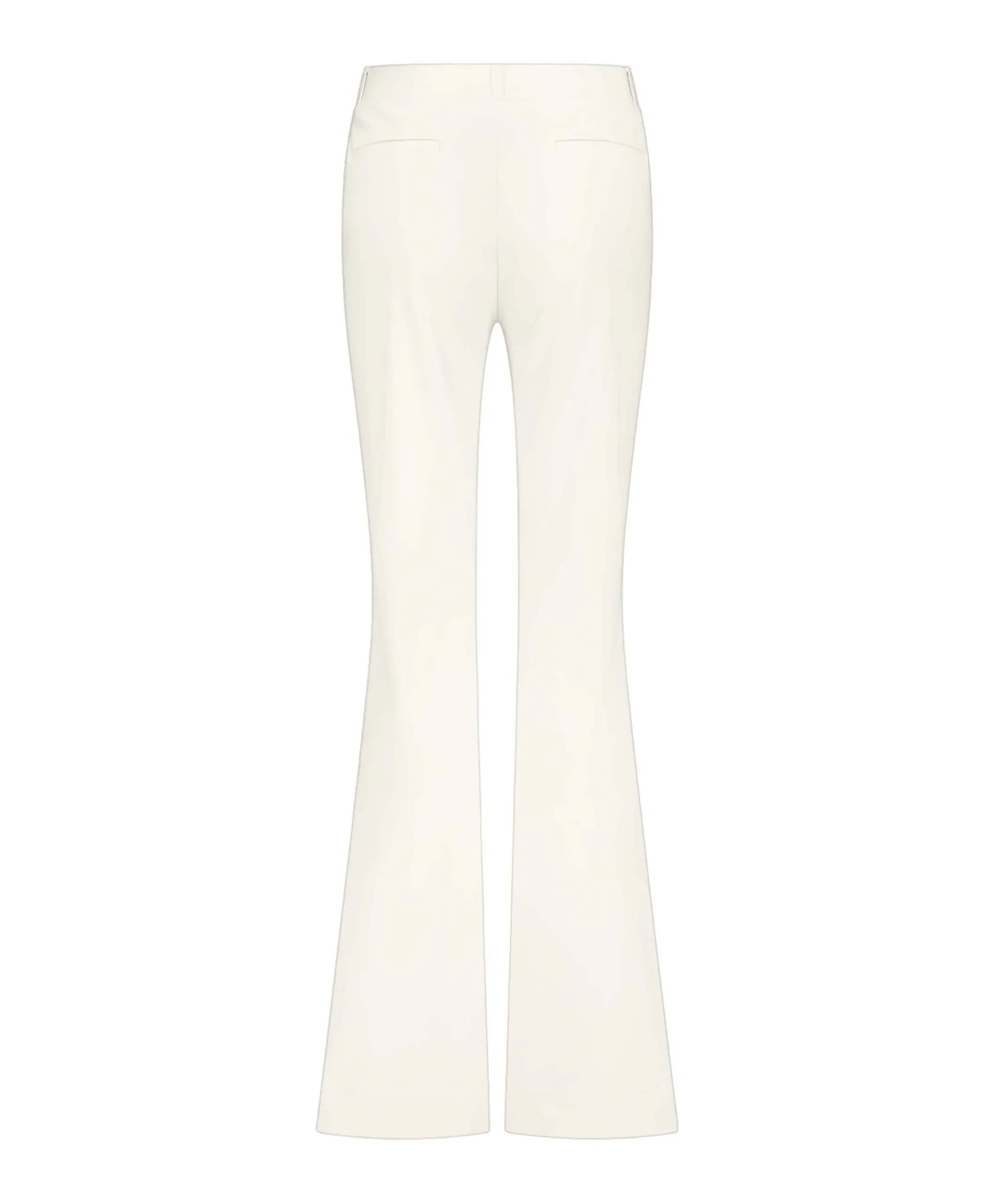 Flair LONG bonded trousers dames broek ecru