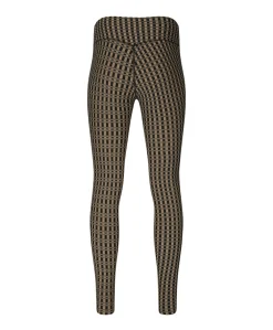 Fleurie W Printed dames tights bruin