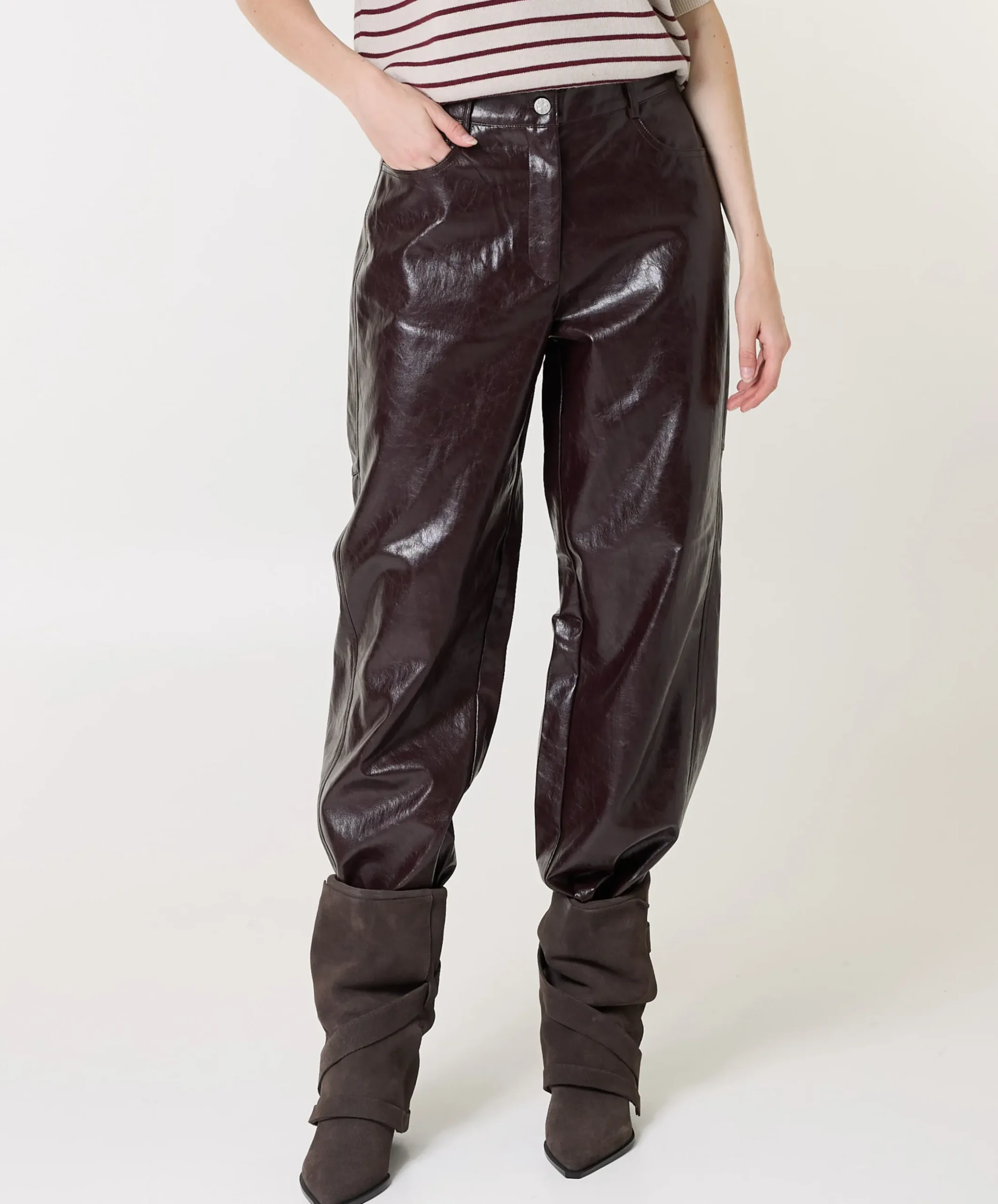 Floyd dames broek bordeaux