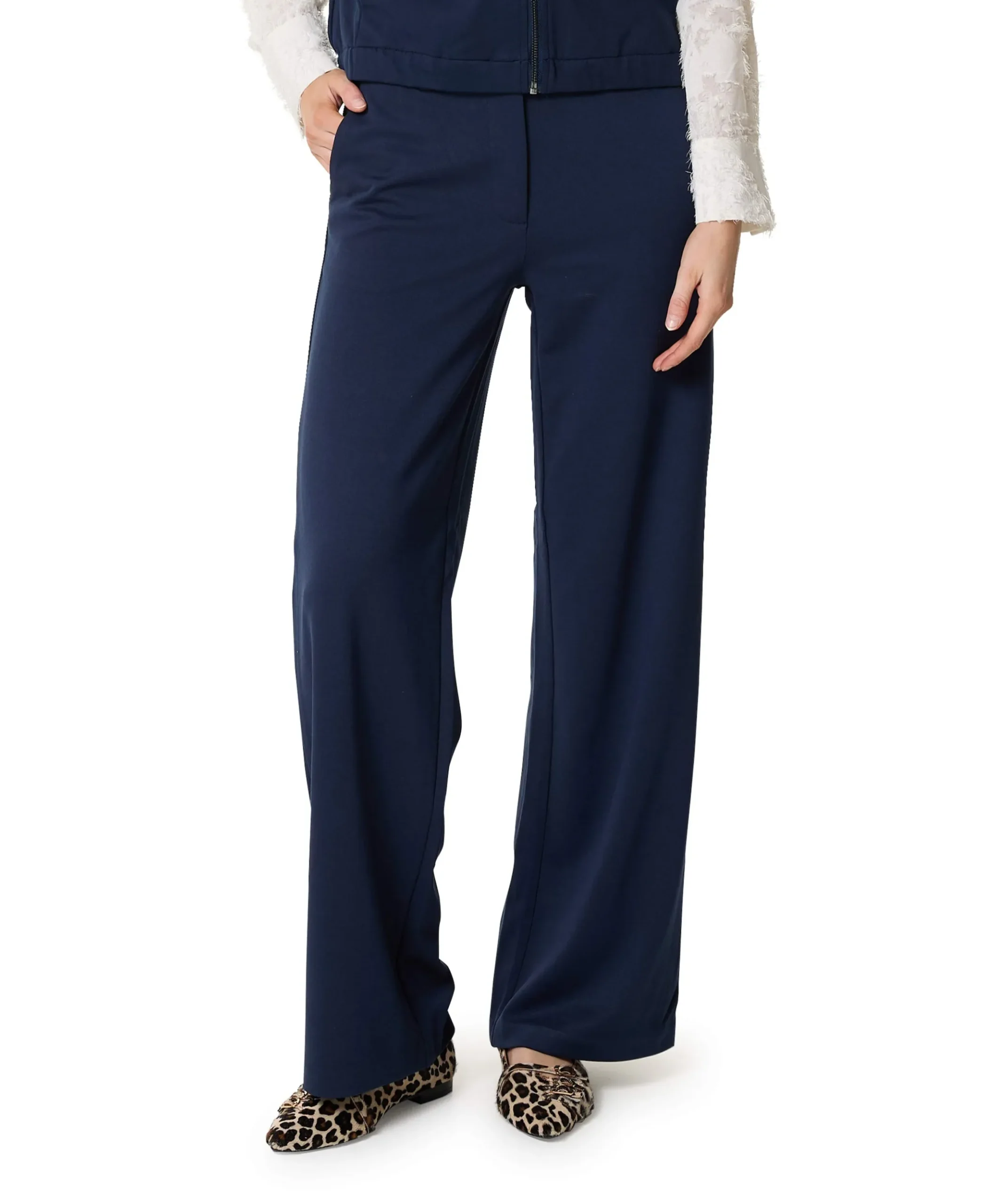 FQNanni-pant dames broek blauw