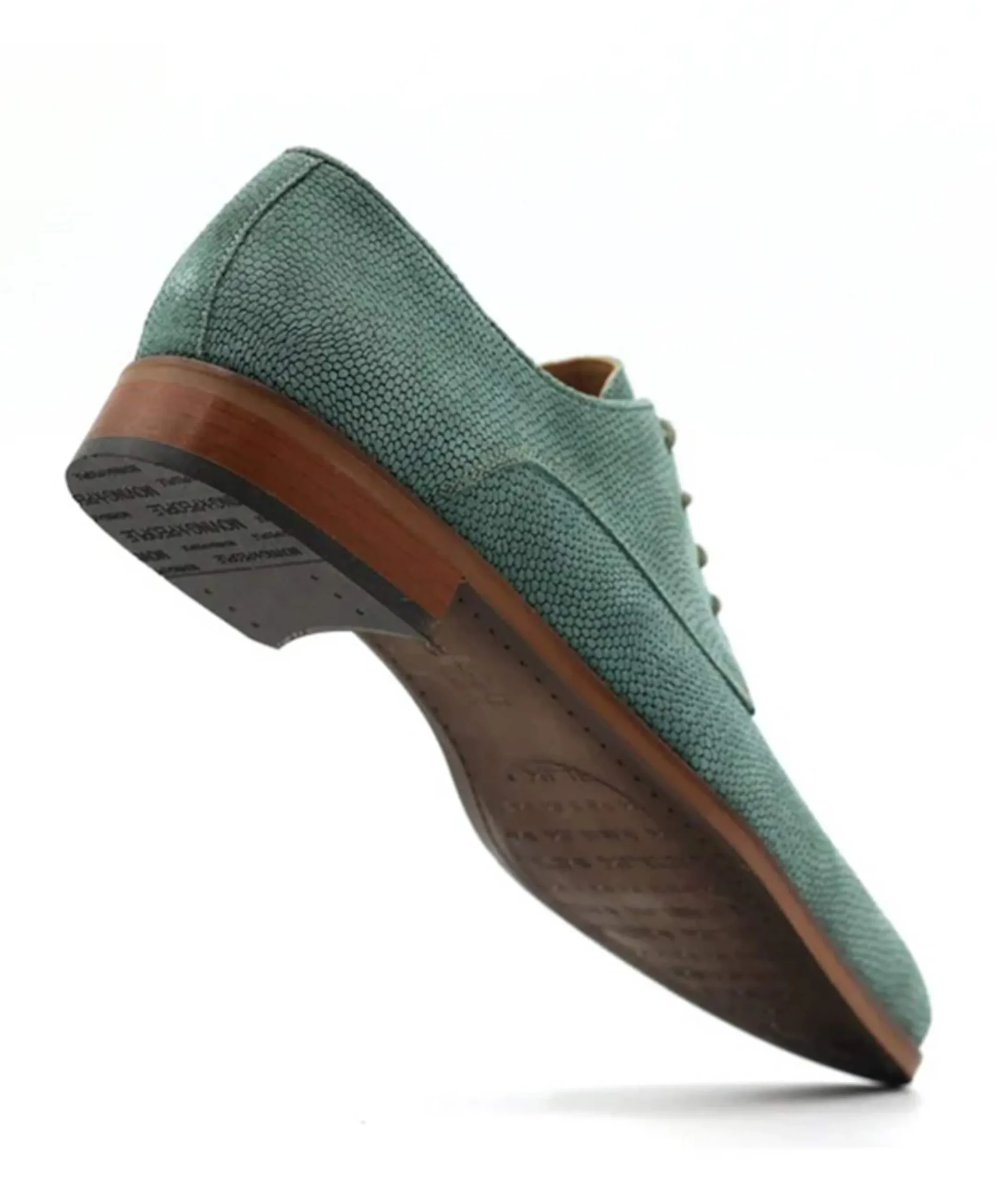 Gabbro heren veterschoenen groen