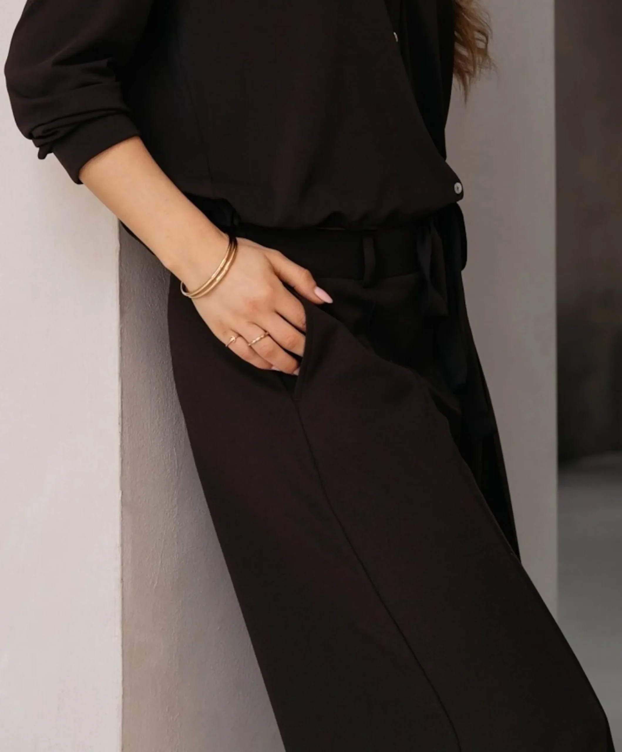 GENIVA dames broek bruin