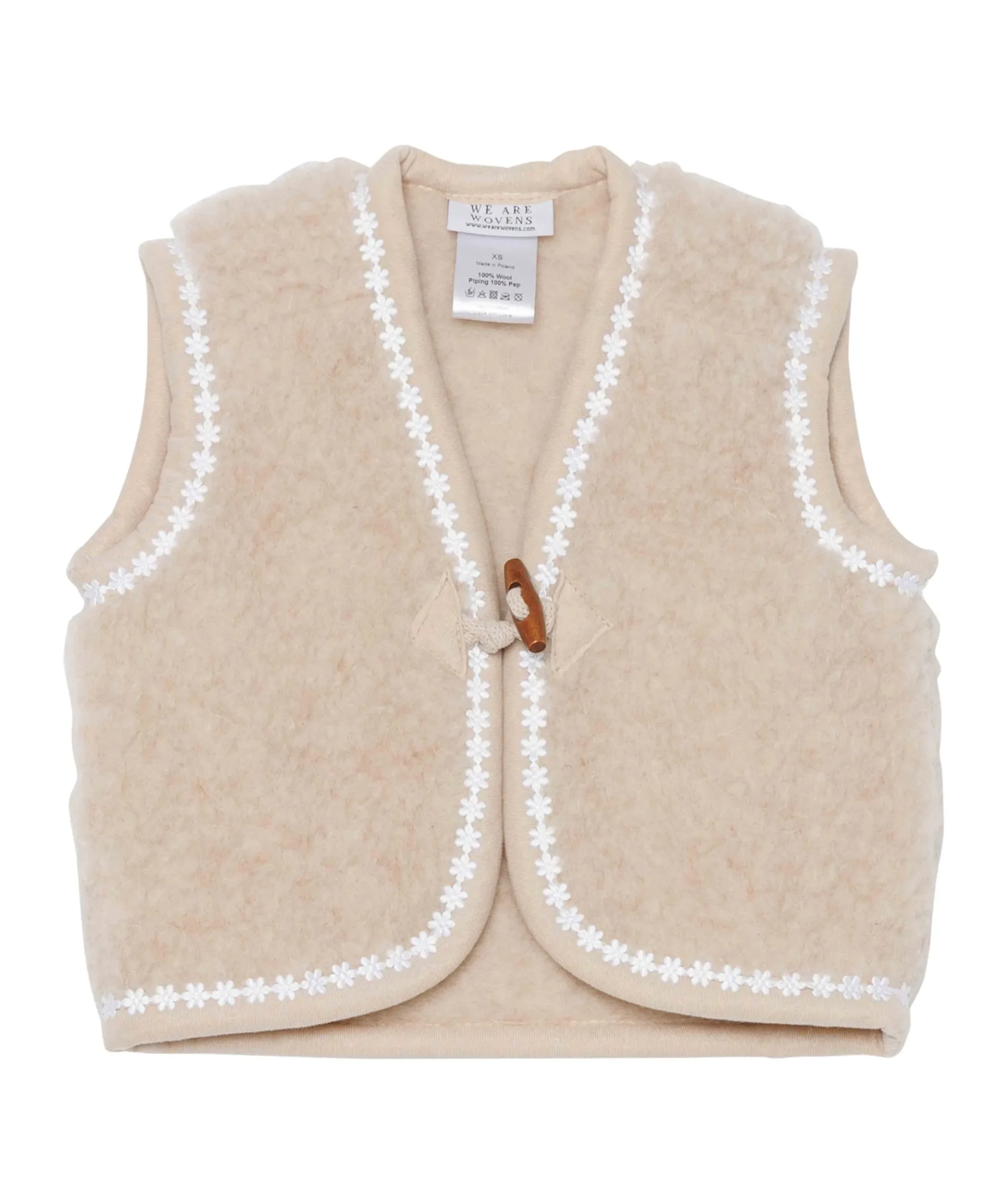 Gilet ecru