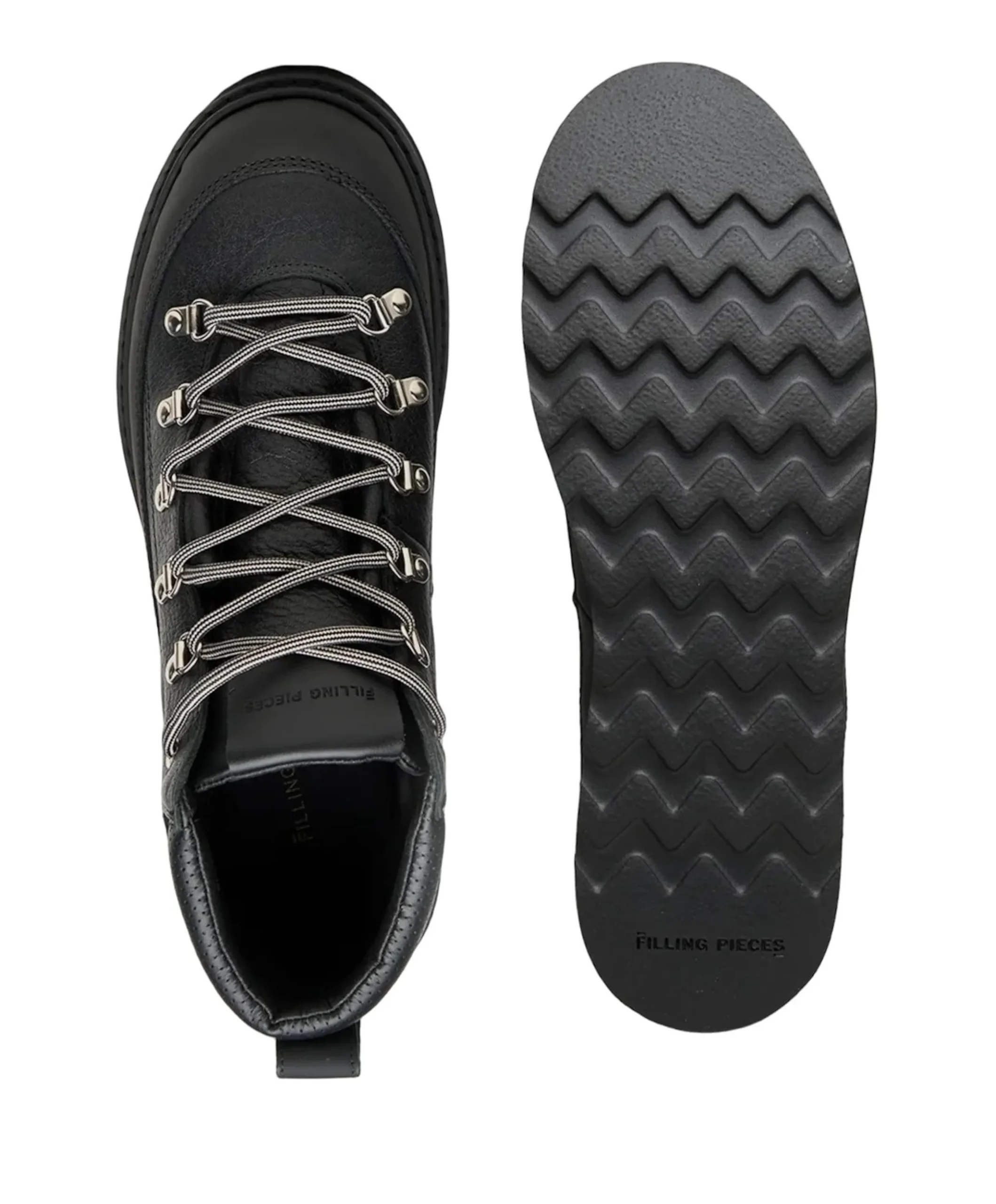 Glacier Boot Grain heren sneakers zwart