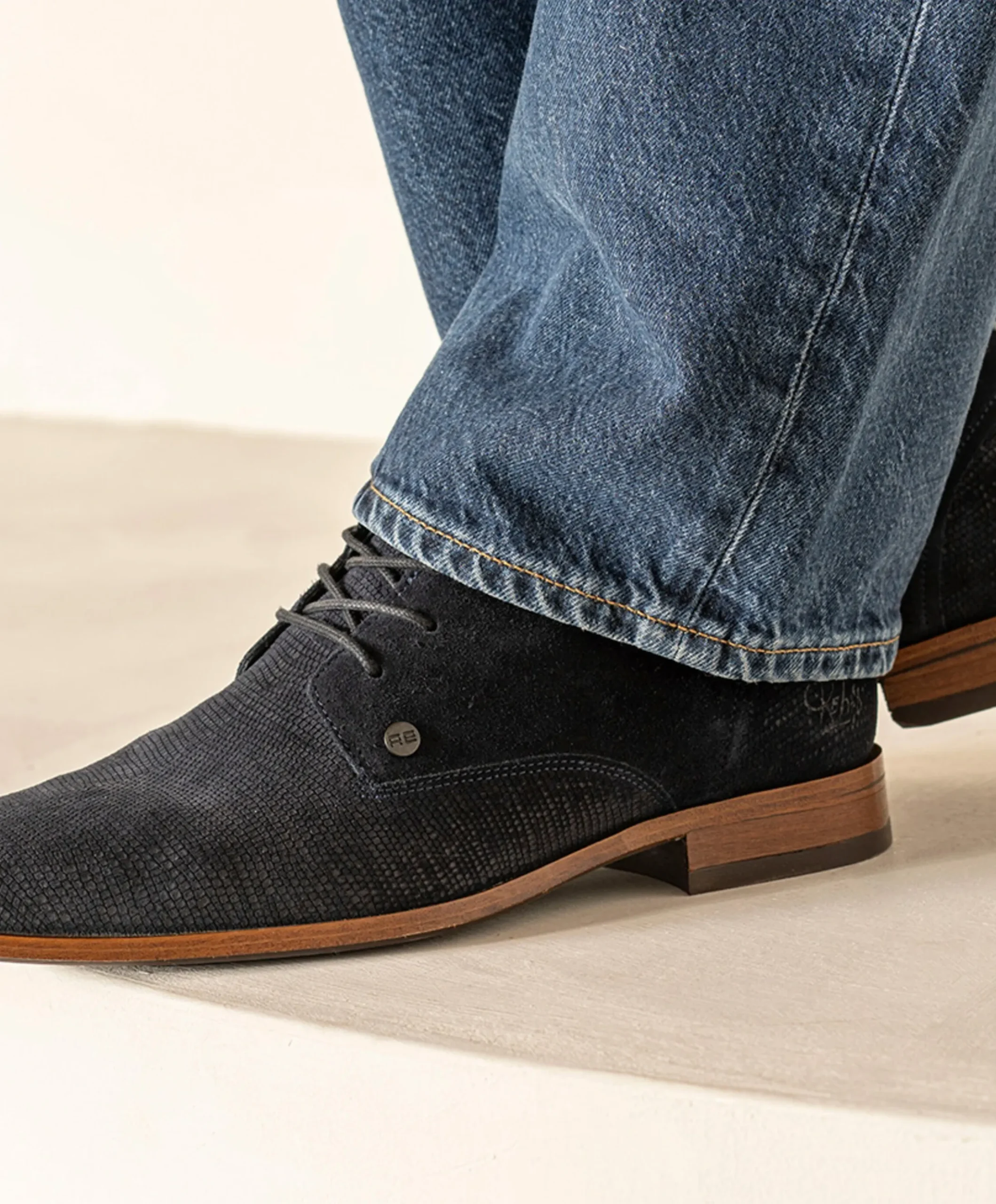 GREGOIRE SUE LZ heren veterboots blauw