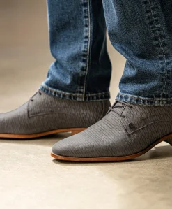 Greg Stones heren veterschoenen grijs