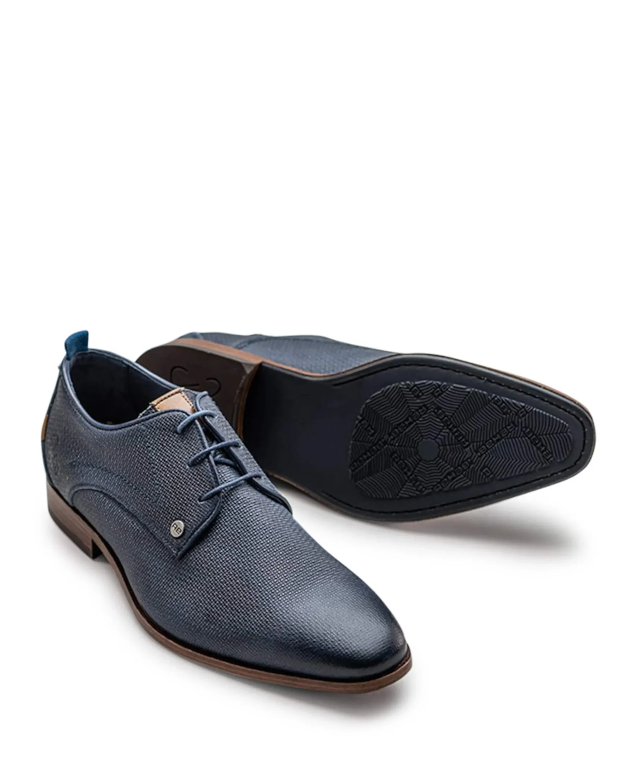 GREG WALL 02 heren veterschoenen blauw