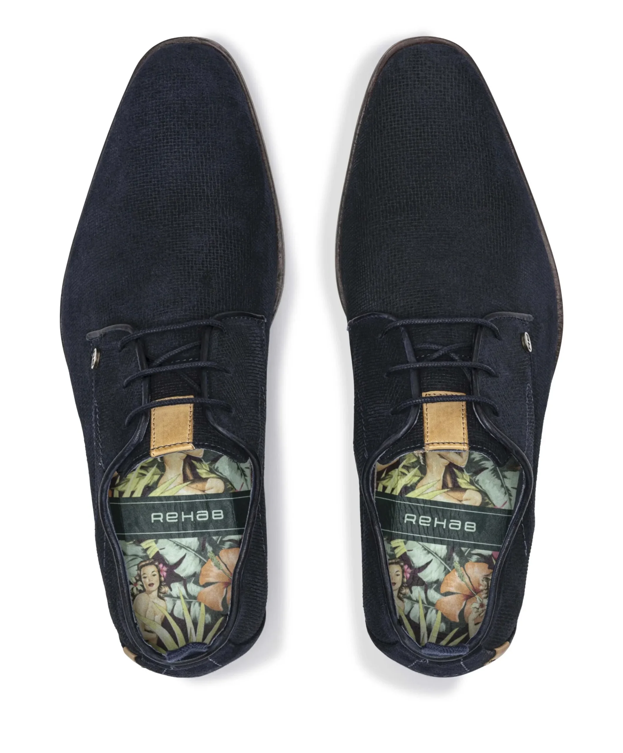 GREG WALL SUE heren veterschoenen blauw