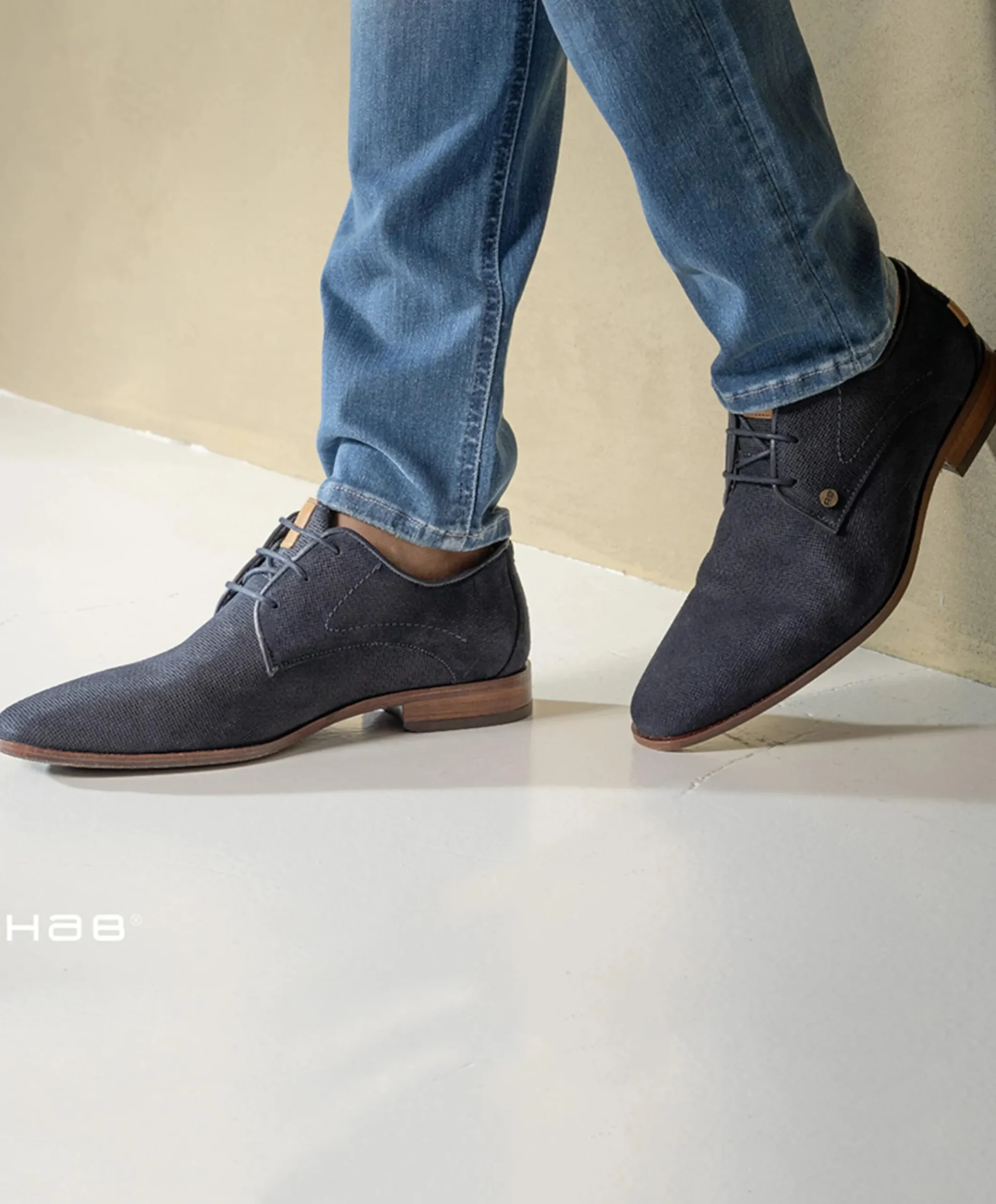 GREG WALL SUE heren veterschoenen blauw