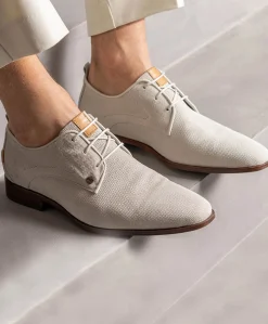 GREG WALL SUE heren veterschoenen ecru