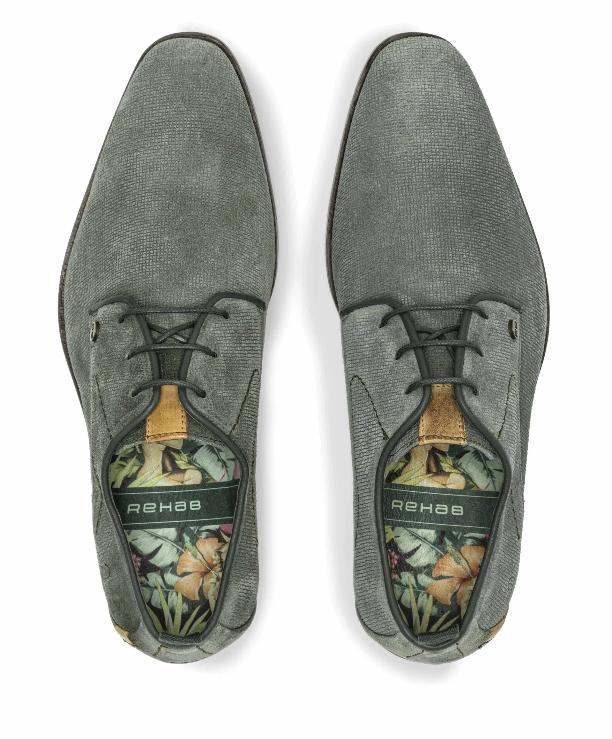 GREG WALL SUE heren veterschoenen groen
