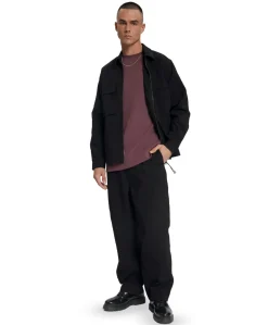 HARBOR RIPSTOP CRINKLE COTTON CHINO heren broek zwart