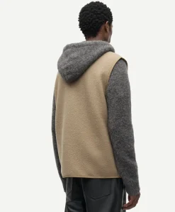 Heren bodywarmer beige