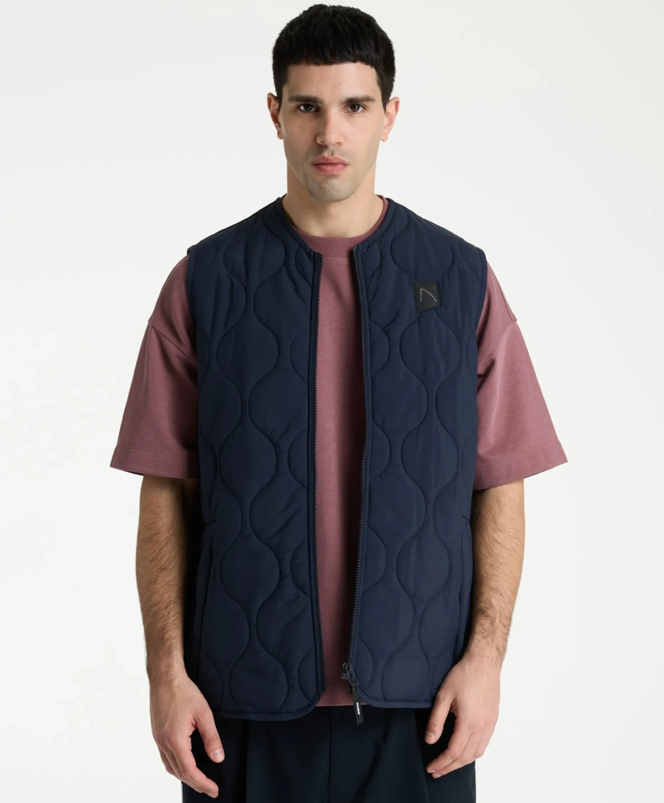 Heren bodywarmer blauw