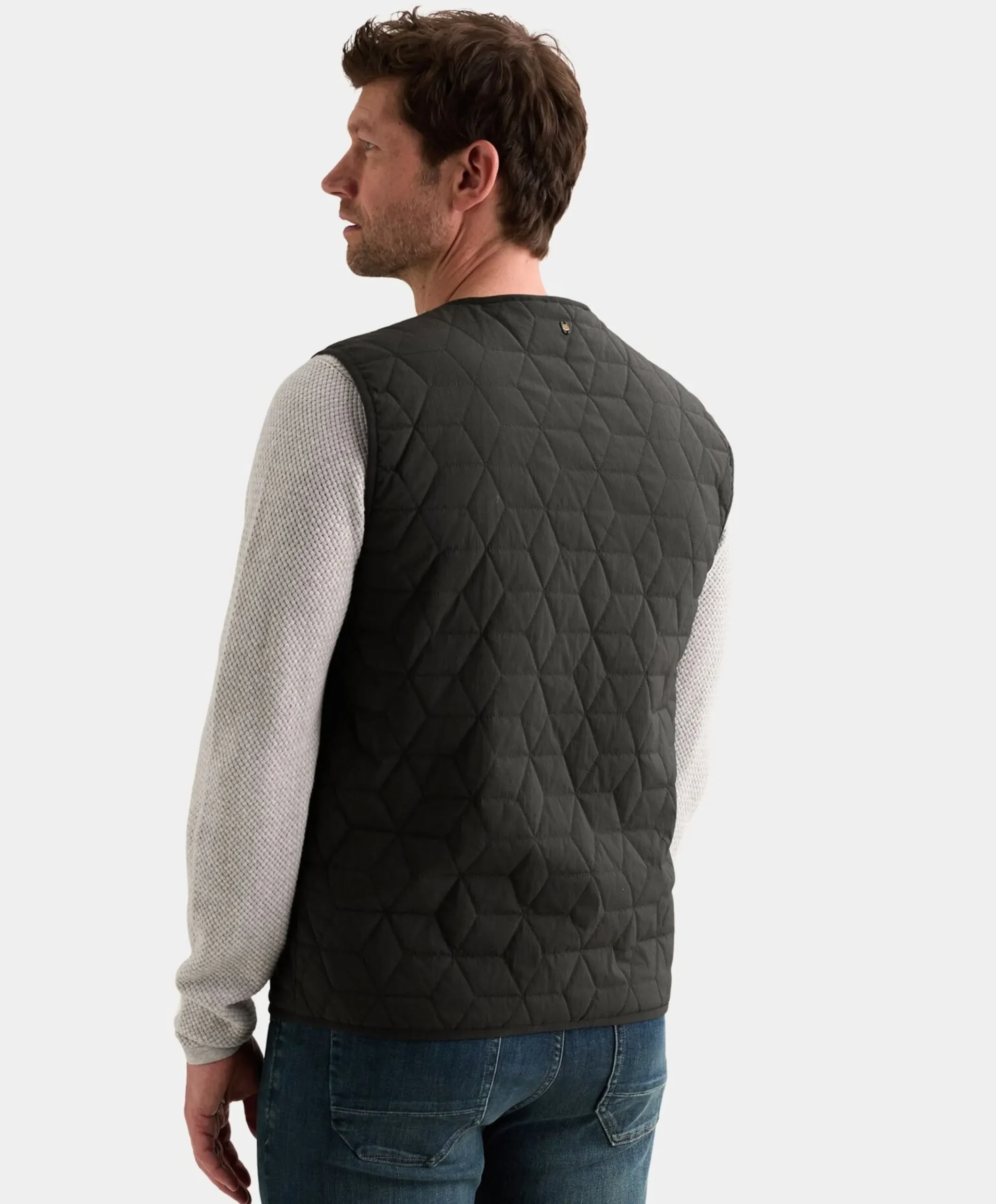 Heren bodywarmer blauw