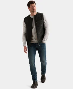 Heren bodywarmer blauw