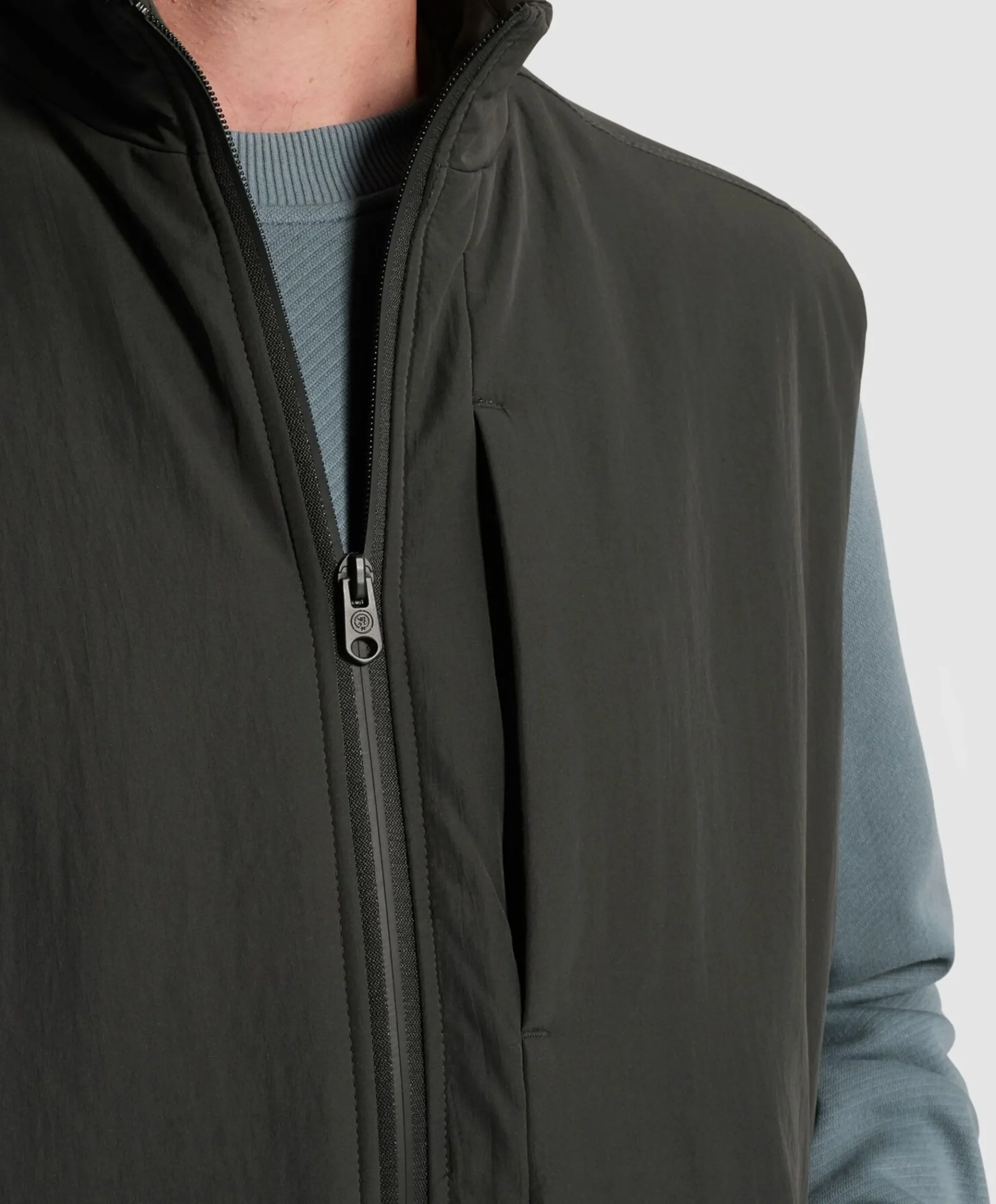 Heren bodywarmer grijs