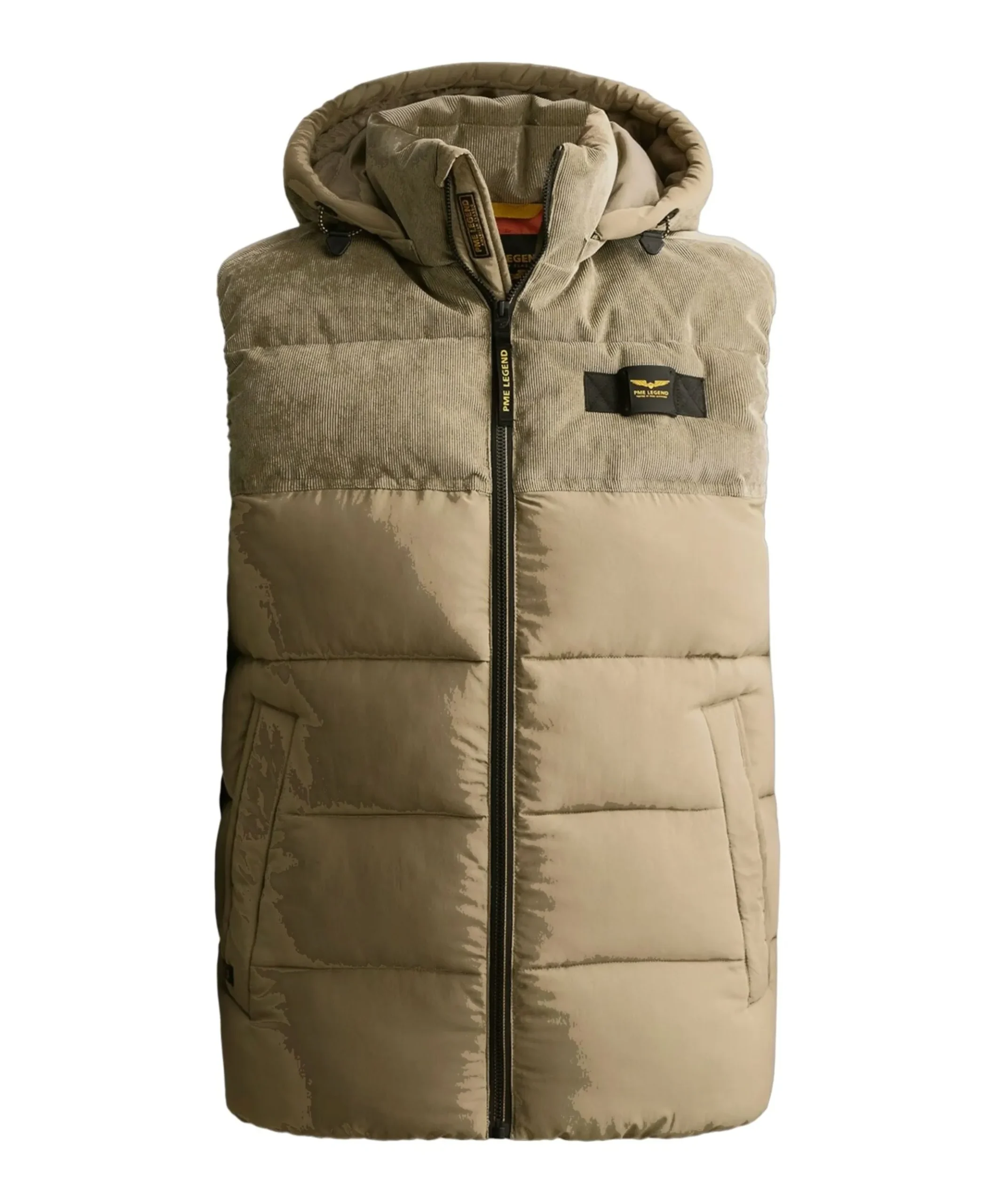 Heren bodywarmer groen