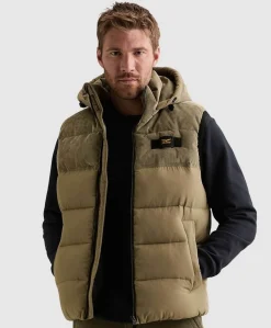 Heren bodywarmer groen