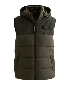 Heren bodywarmer groen