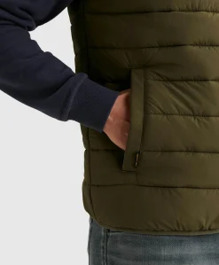 Heren bodywarmer groen