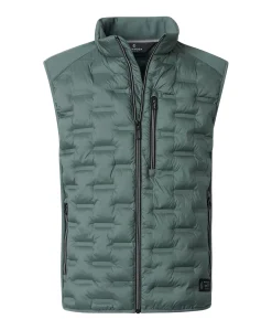 Heren bodywarmer groen