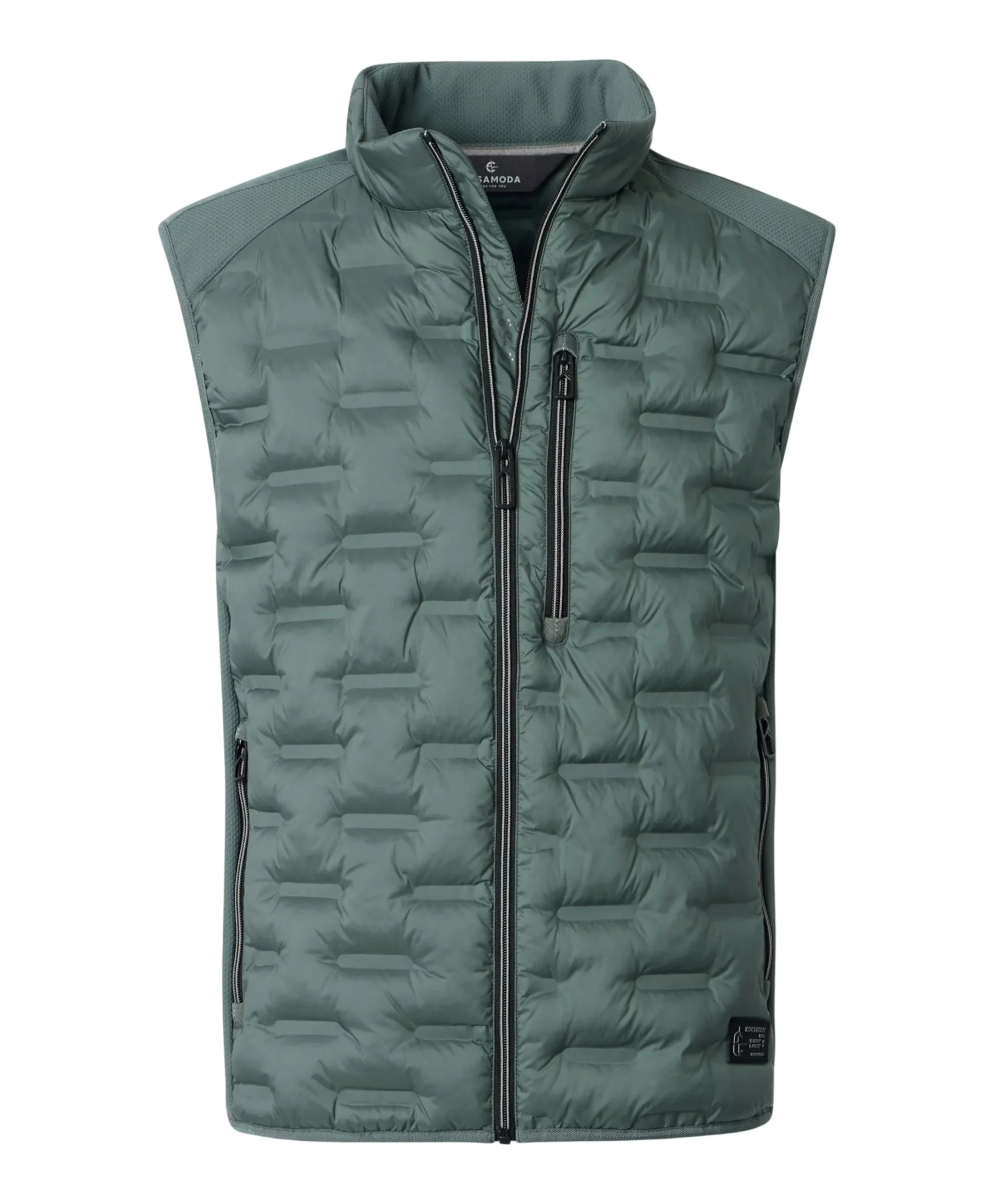Heren bodywarmer groen