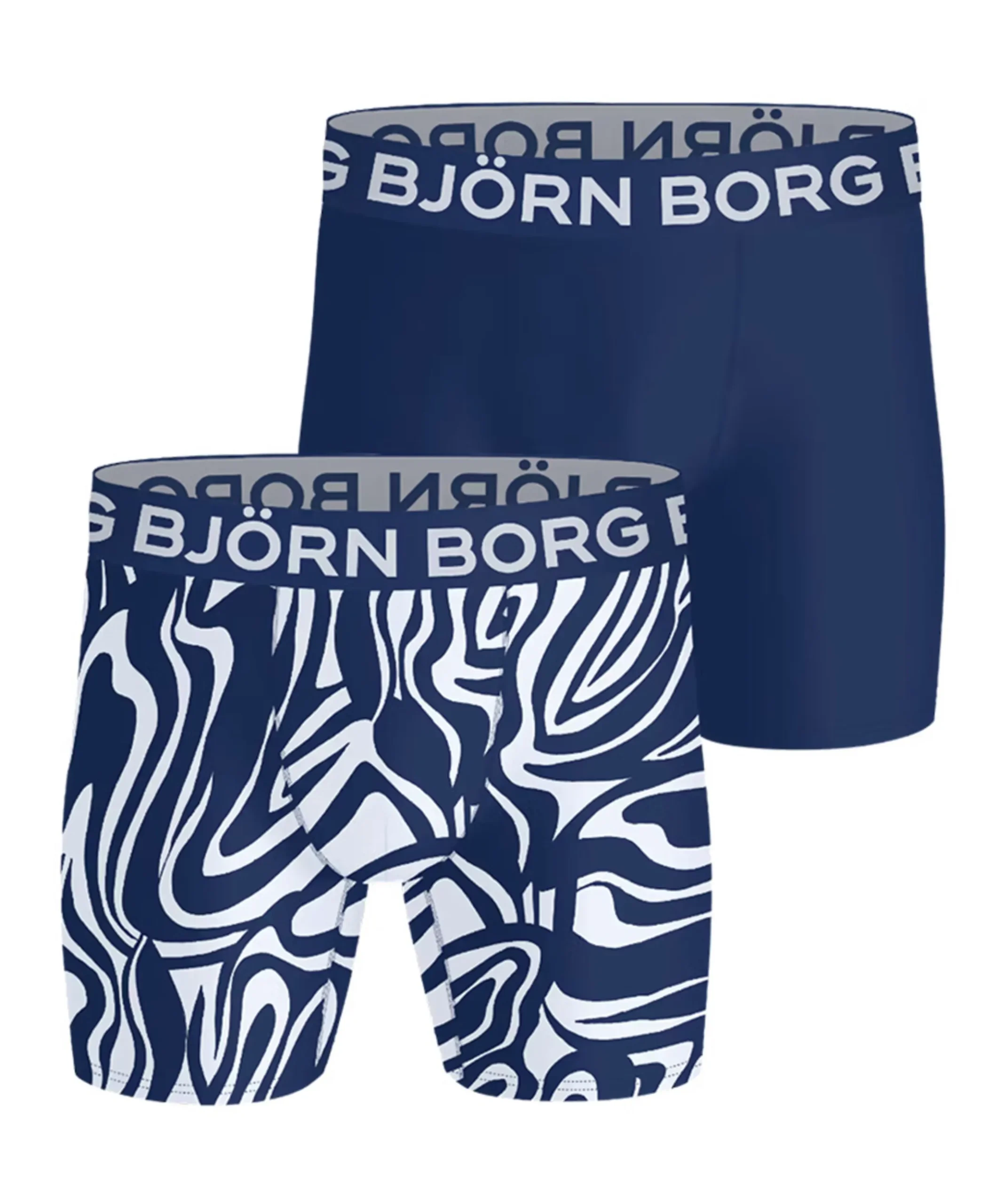 Heren boxershort blauw