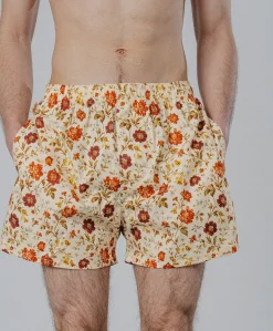 Heren boxershort ecru