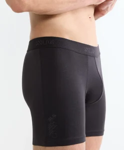 Heren boxershort grijs