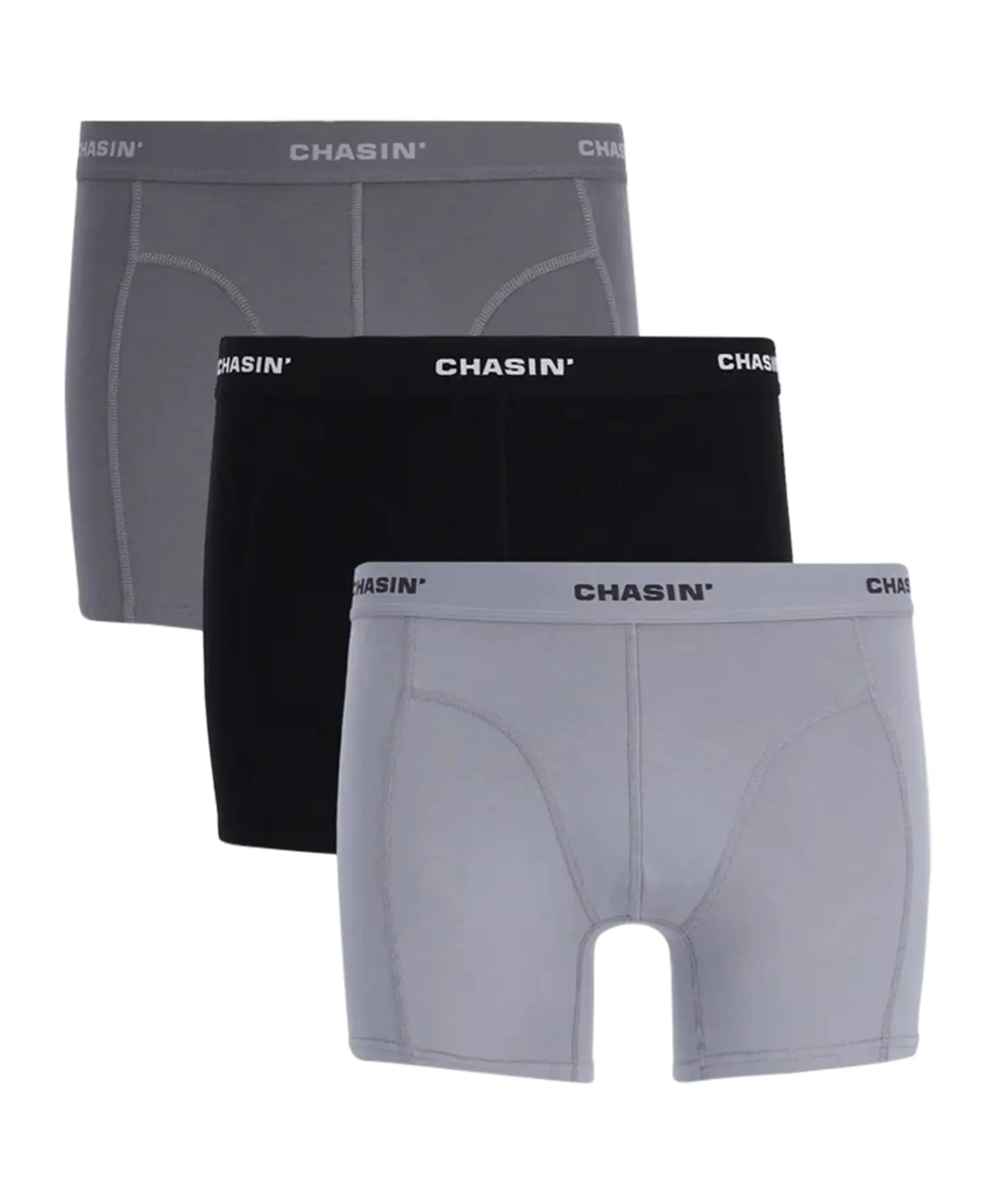 Heren boxershort grijs