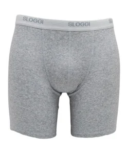 Heren boxershort grijs