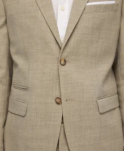 Heren colbert beige