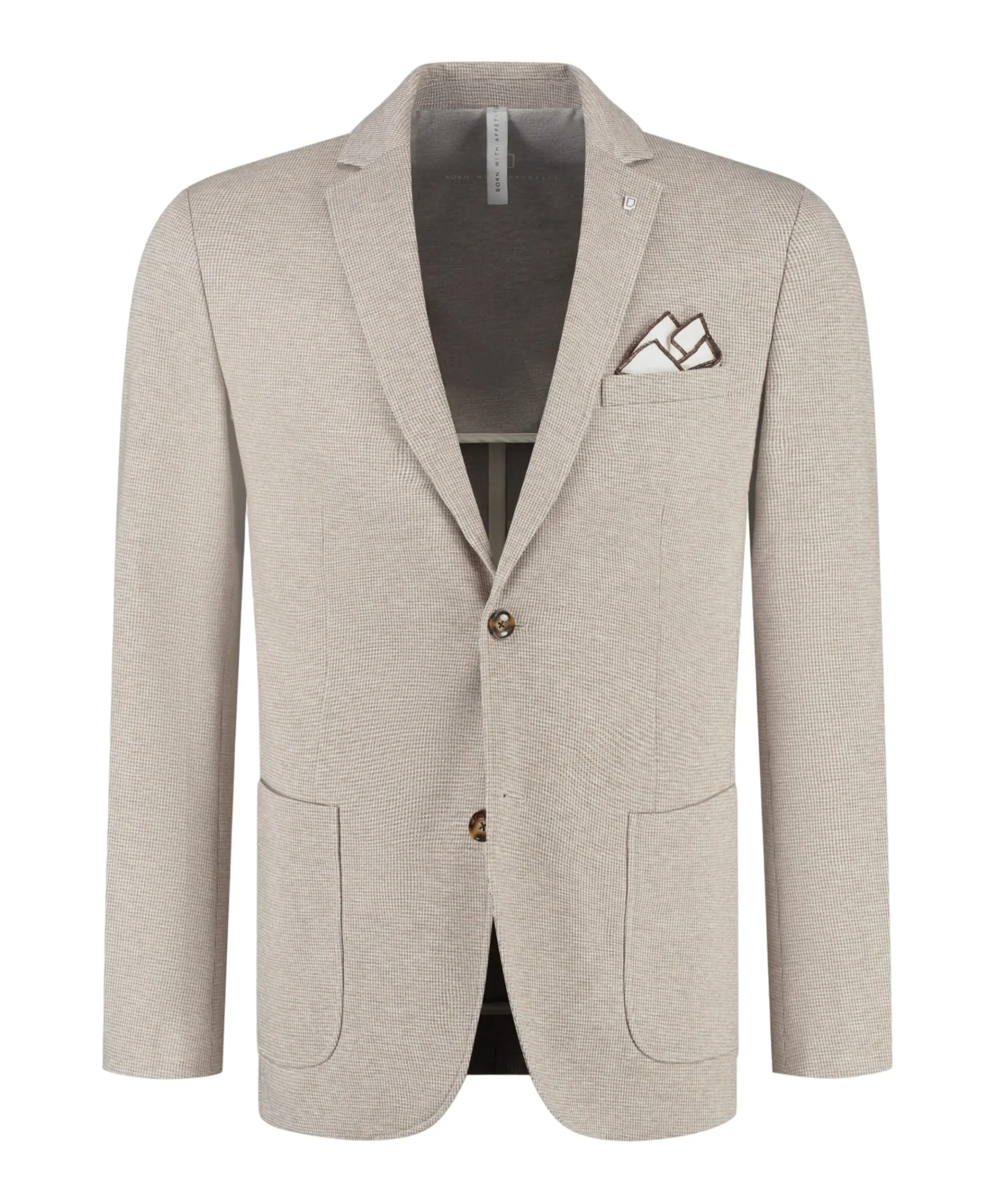 Heren colbert beige