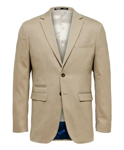 Heren colbert beige