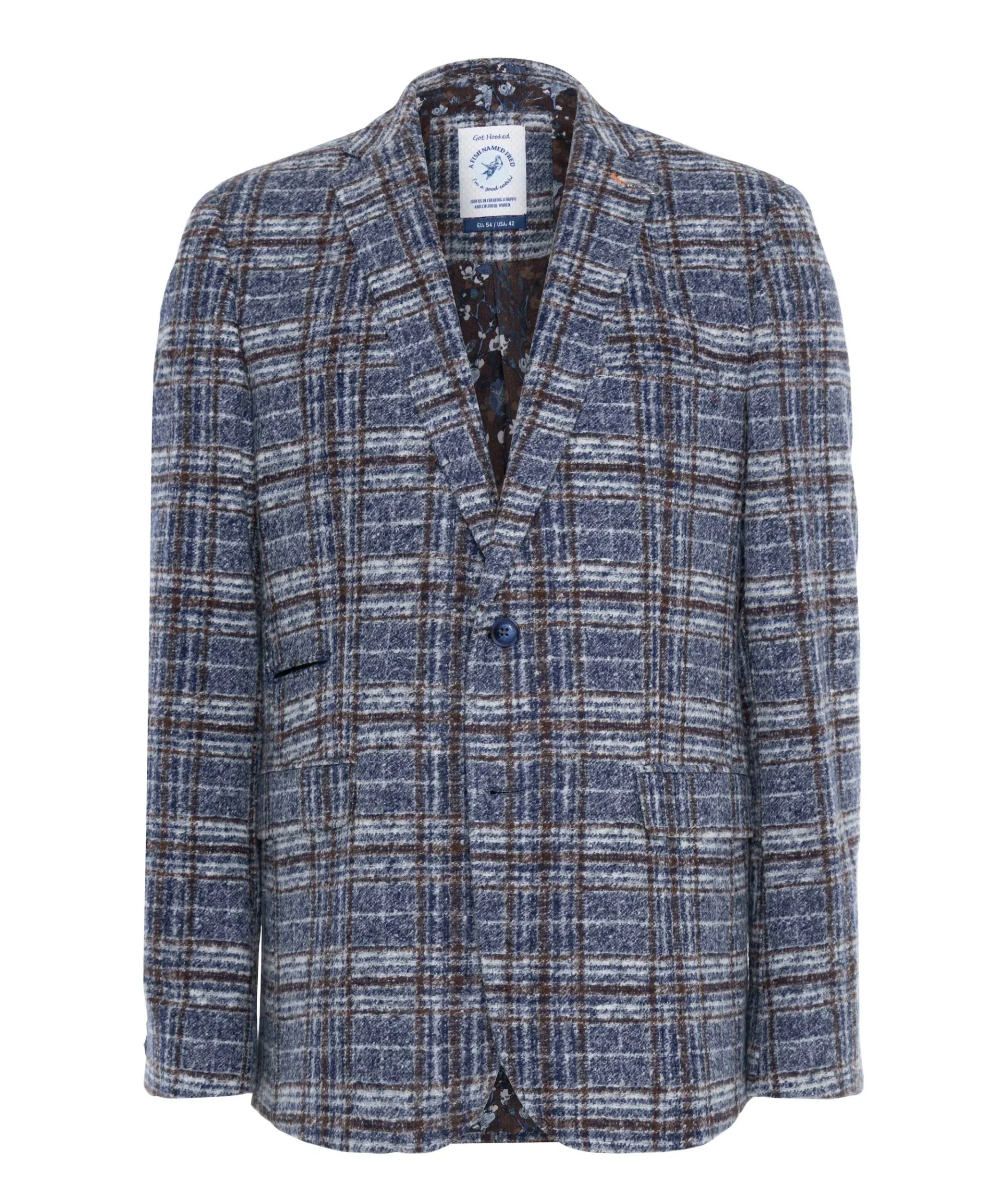 Heren colbert blauw