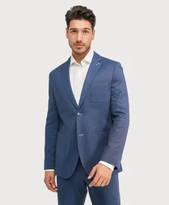 Heren colbert blauw