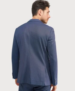 Heren colbert blauw