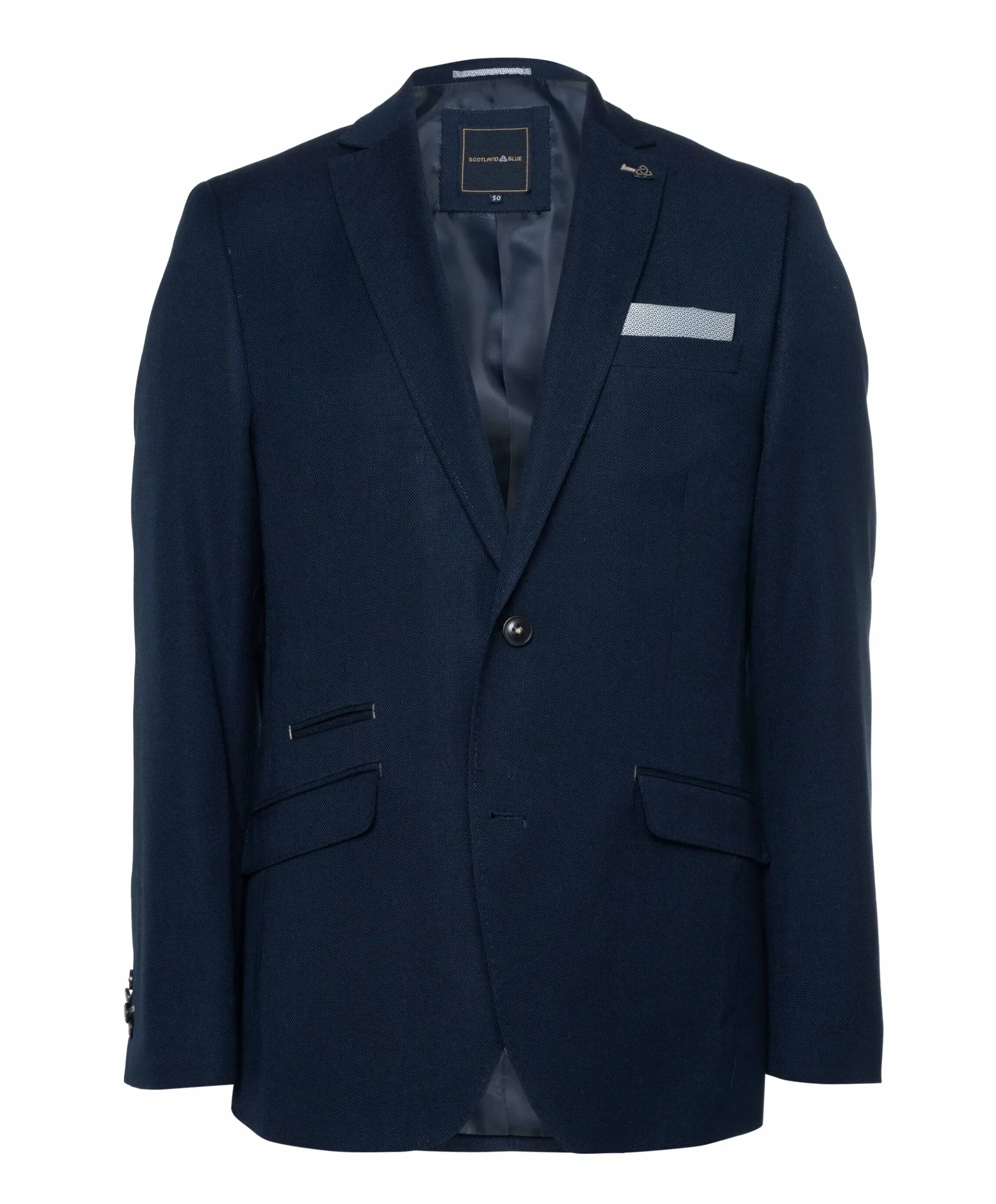Heren colbert blauw