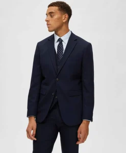 Heren colbert blauw