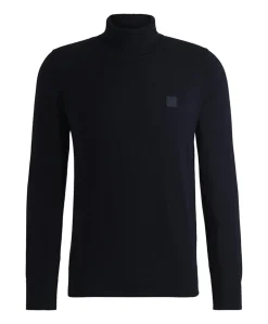 Heren coltrui blauw