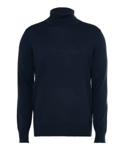 Heren coltrui blauw