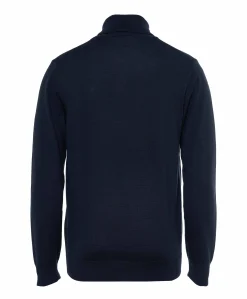 Heren coltrui blauw