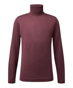 Heren coltrui bordeaux