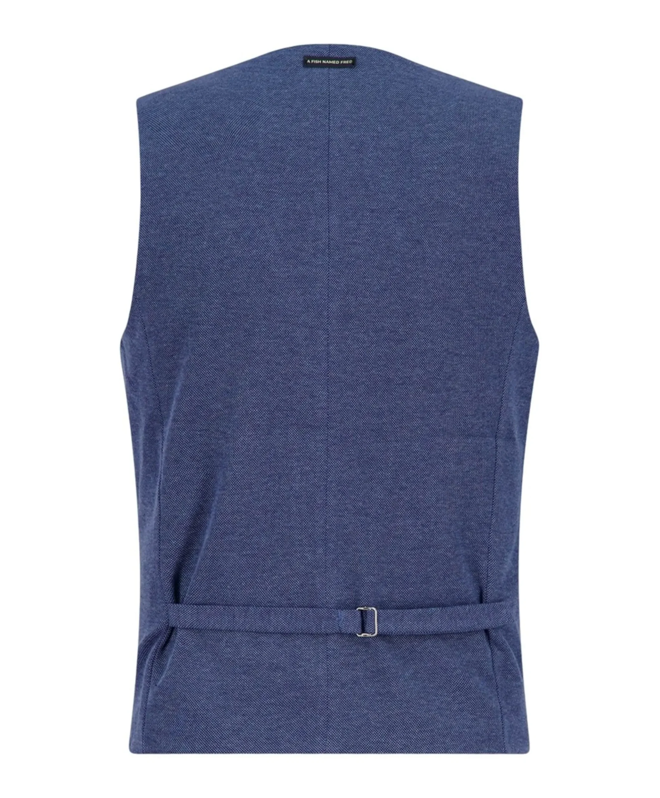 Heren gilet blauw