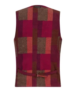 Heren gilet bordeaux