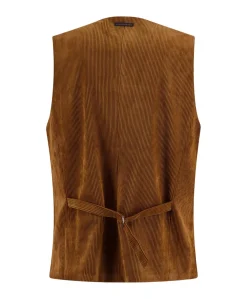 Heren gilet bruin