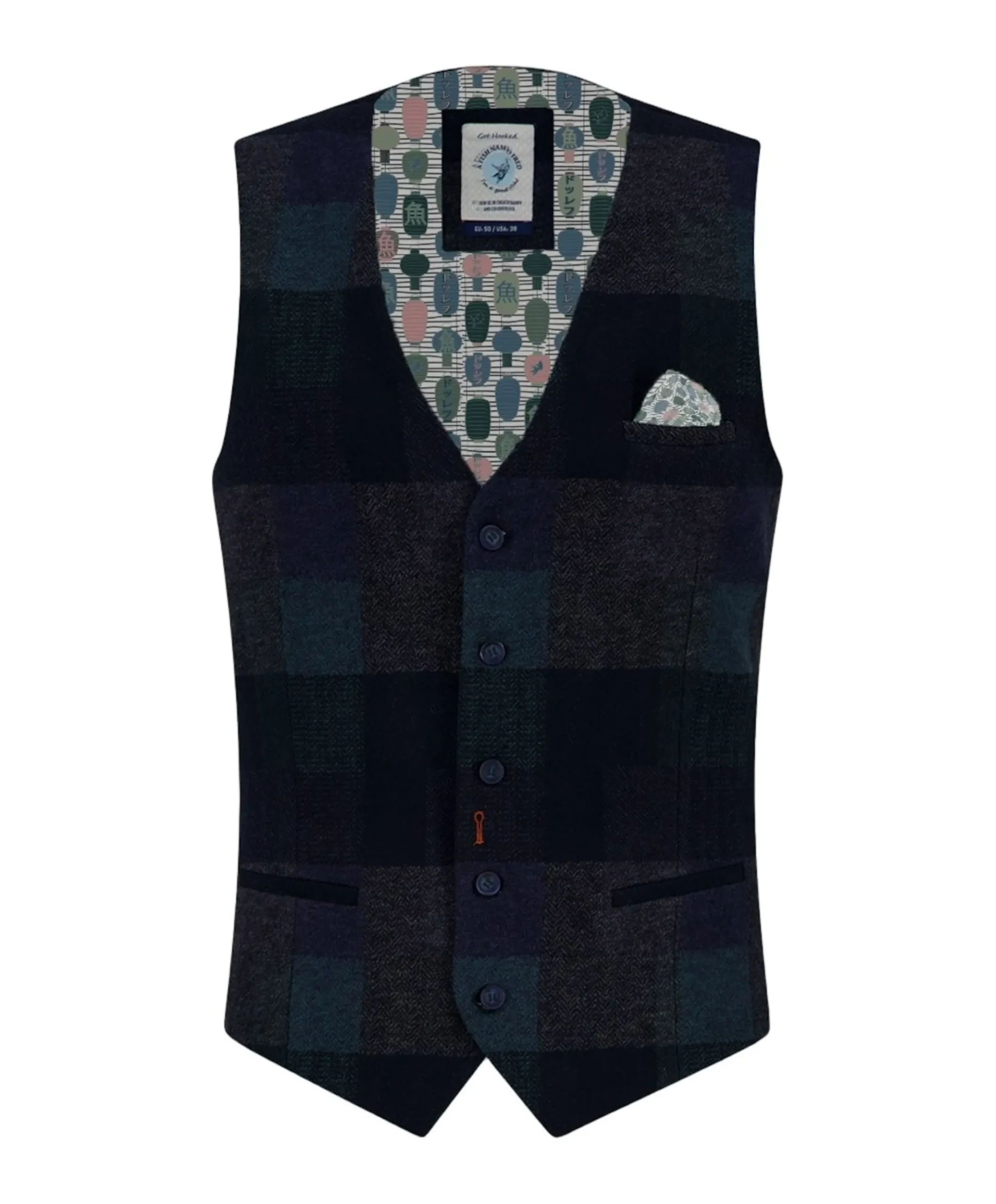 Heren gilet groen