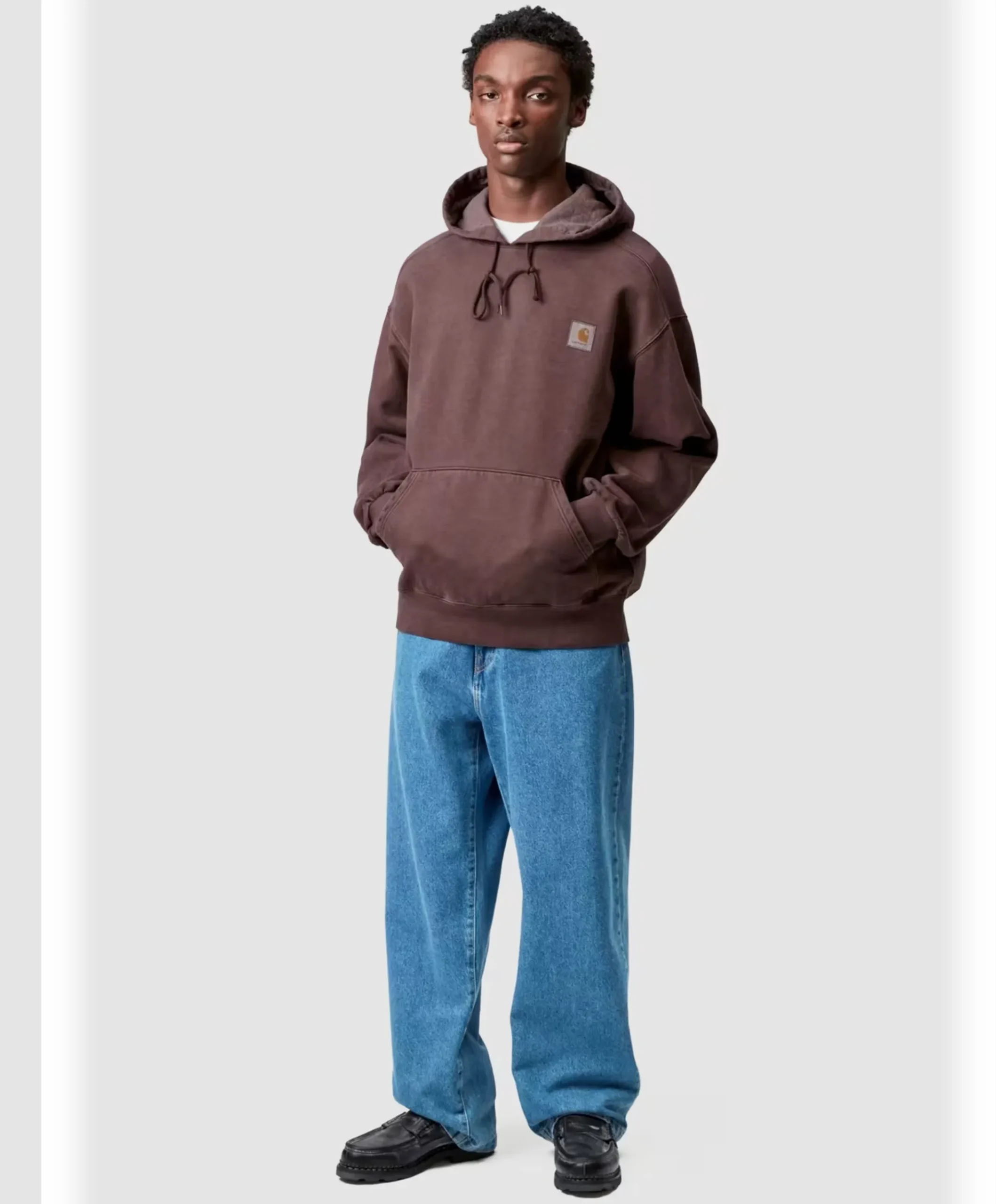 Heren hoodie bruin